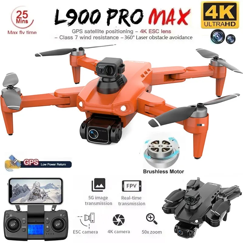 L900 Pro MAX GPS Drone 4K Prof - Drone Kit Professional recension och pris